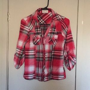 A plaid shirt